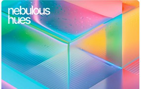 Nebulous Hues 36个现代柔和朦胧梦幻抽象艺术INS渐变颗粒噪点弥散光炫彩平面背景设计套装
