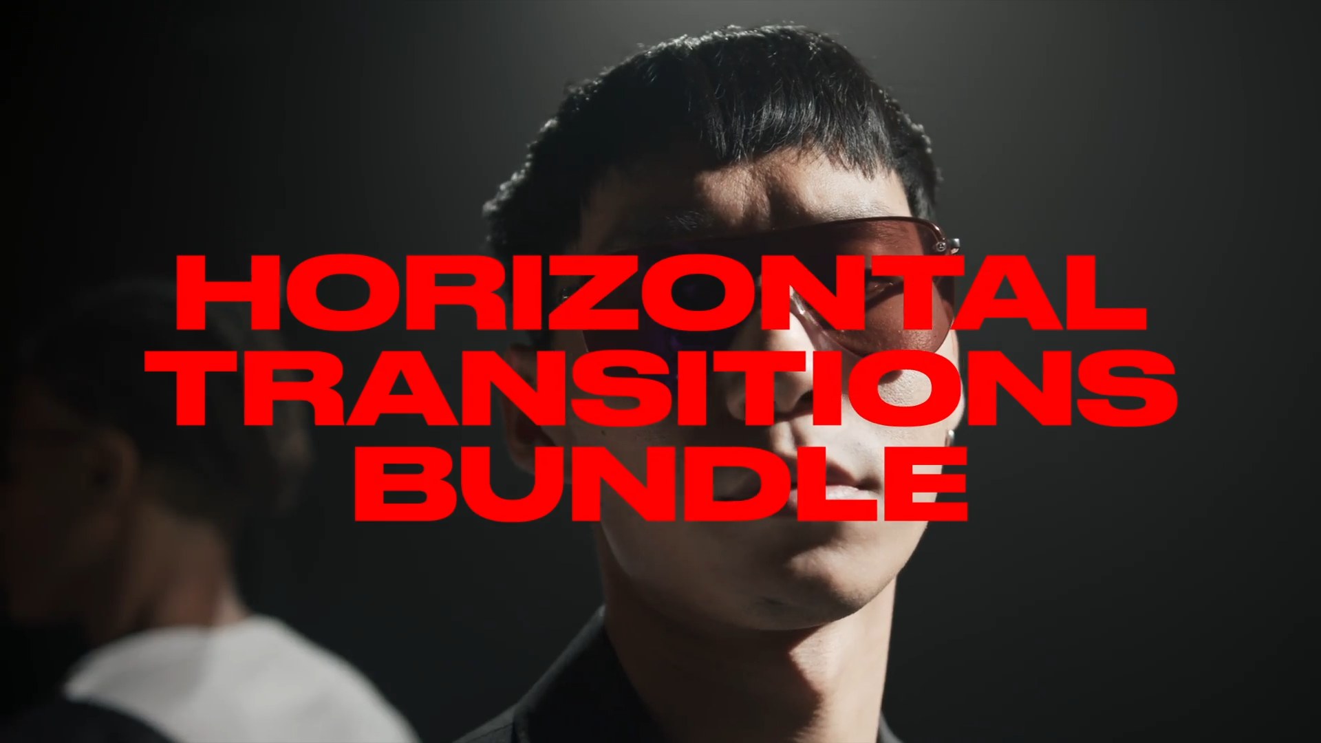 Fcpx插件 89组故障胶片打孔纸张拼贴VHS模拟视频转场过渡特效 Horizontal Transitions Bundle , 第1张