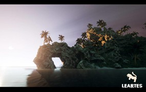UE素材 后现代世界末日避难小岛岛屿木屋房屋3D模型 Unreal Engine – Abandoned Hut in Tropical Island (Survival / Post Apocalyptic)