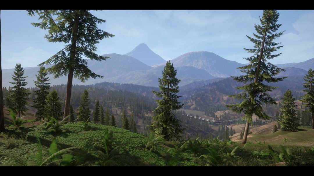 UE素材 虚拟引擎高山森林公路场景3D模型素材 Unreal Engine Realistic Forest Pack 样机素材 第6张