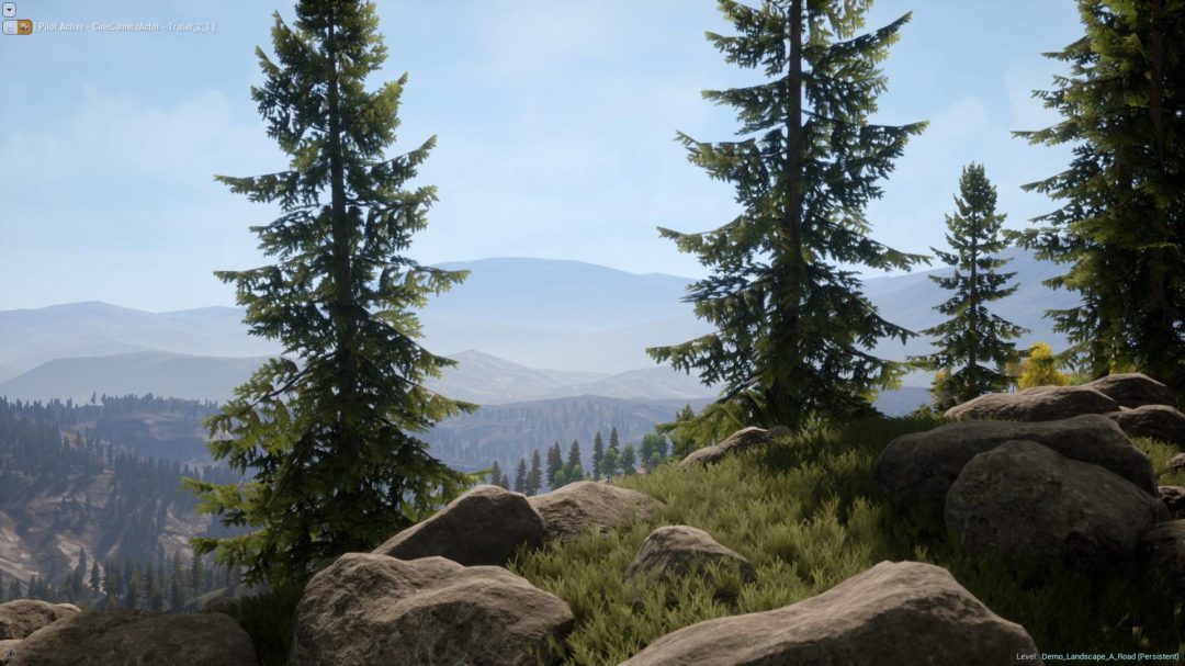 UE素材 虚拟引擎高山森林公路场景3D模型素材 Unreal Engine Realistic Forest Pack 样机素材 第17张