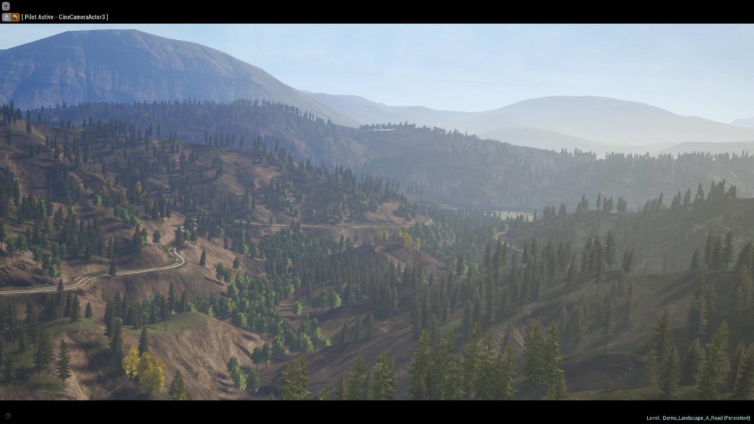 UE素材 虚拟引擎高山森林公路场景3D模型素材 Unreal Engine Realistic Forest Pack 样机素材 第21张