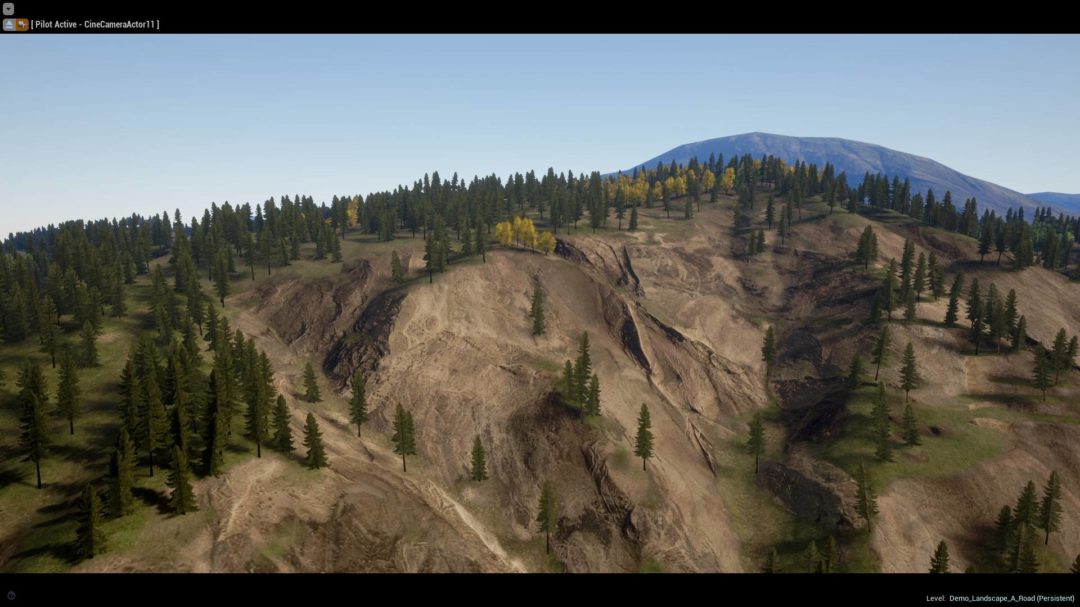 UE素材 虚拟引擎高山森林公路场景3D模型素材 Unreal Engine Realistic Forest Pack 样机素材 第23张