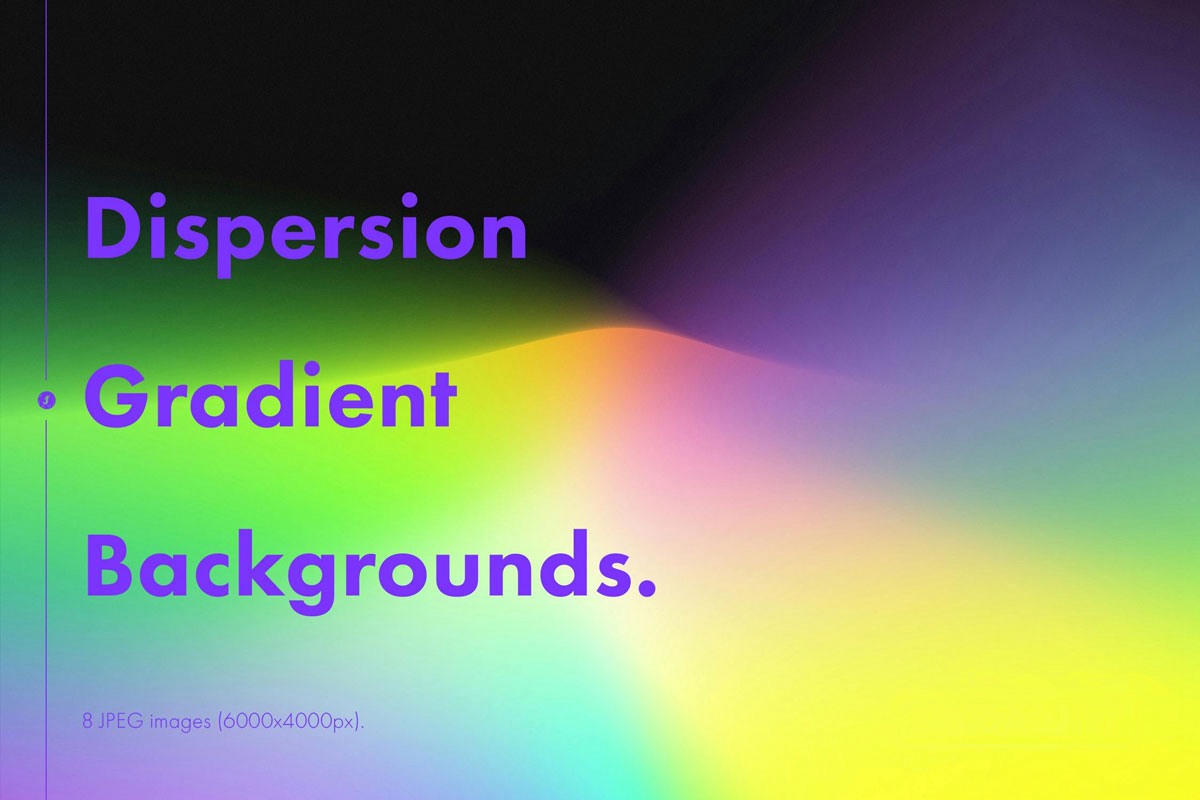 8款6K高清多彩渐变视觉冲击科技JPG背景图片设计素材 Dispersion Gradient Backgrounds 图片素材 第1张