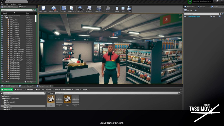 UE模型 虚拟引擎加油站迷你超市便利店3D模型素材 Unreal Engine – Mini Market Environment , 第12张