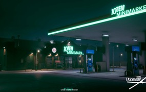 UE模型 虚拟引擎加油站迷你超市便利店3D模型素材 Unreal Engine – Mini Market Environment