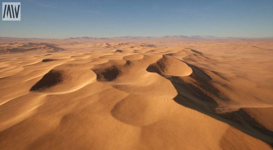 UE素材 沙漠戈壁绿洲椰子棕榈树湖泊场景3D模型素材 Unreal Engine – Dune Desert Landscape 样机素材 第12张