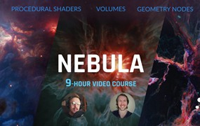 Blender宇宙体积星云节点特效教程 中文英文字幕 Nebula: Learn Volumes, Geonodes & More (Eevee/Cycles)
