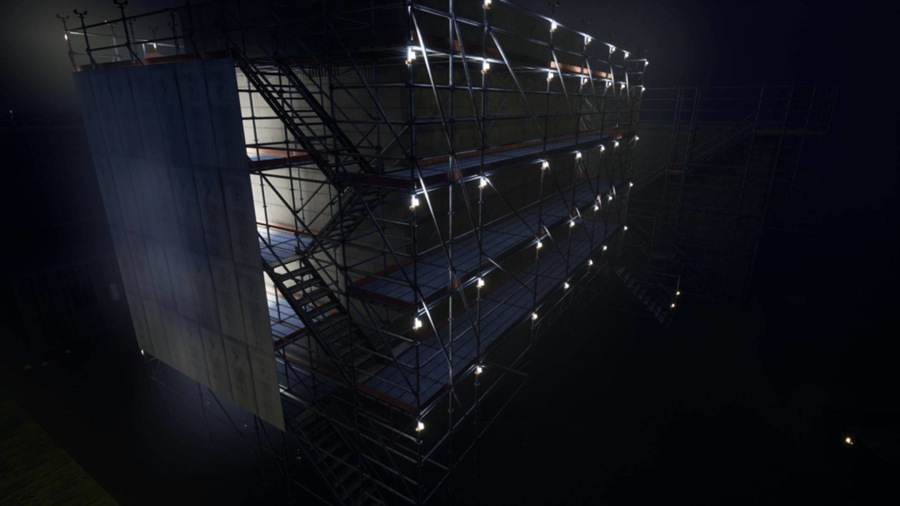 UE模型 建筑工地脚手架围挡场景3D模型 Unreal Engine – Modular Procedural Scaffold System v4.24 样机素材 第4张