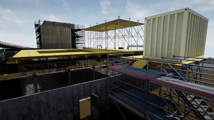 UE模型 建筑工地脚手架围挡场景3D模型 Unreal Engine – Modular Procedural Scaffold System v4.24 样机素材 第9张