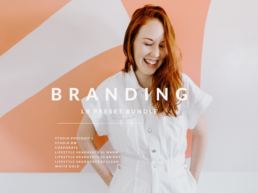 Jenny WuBranding Lightroom Preset Bundle / 10 Presets For Headshots and Business Branding 插件预设 第1张