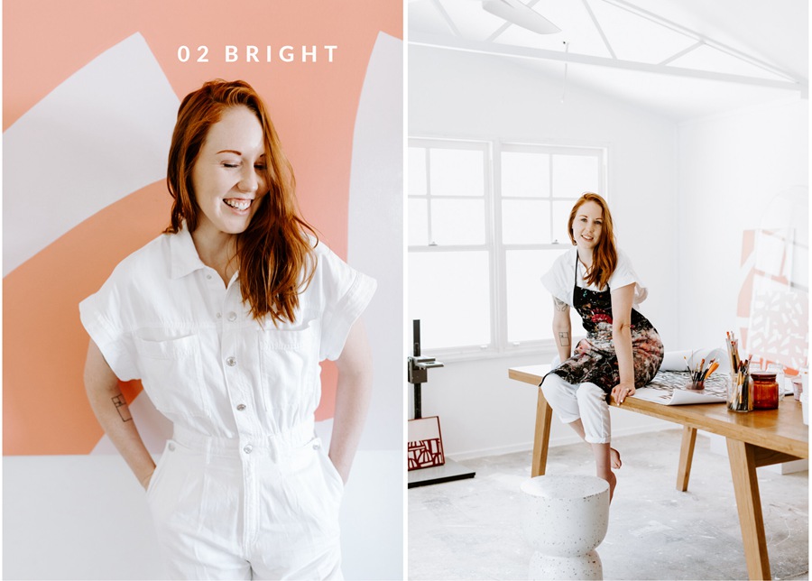 Jenny WuBranding Lightroom Preset Bundle / 10 Presets For Headshots and Business Branding 插件预设 第2张