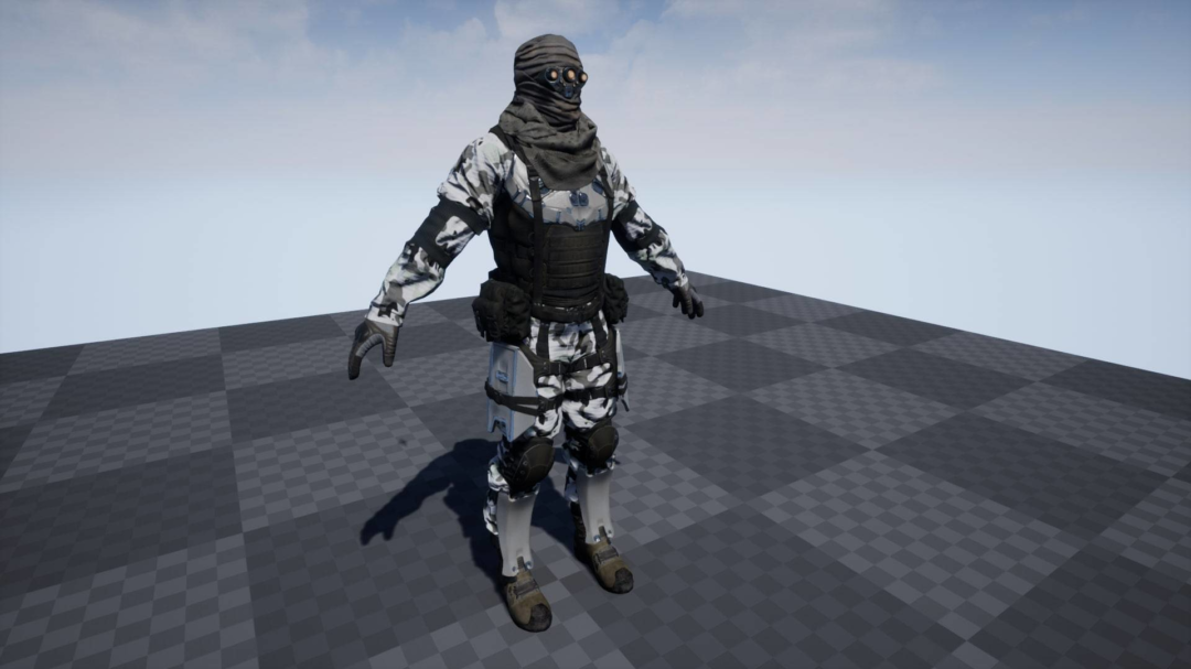 UE素材 射击枪击游戏士兵战士角色3D模板 Unreal Engine – PBR Customized Soldier , 第6张