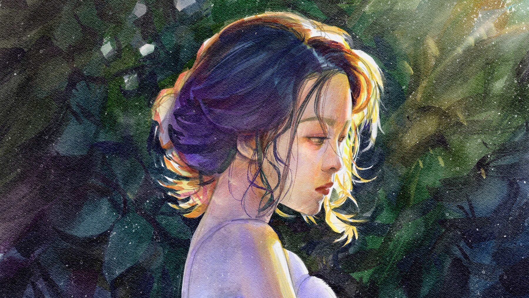 逼真水彩绘画效果笔刷纸张纹理图片调色板Procreate设计素材 COFE’s Real Watercolor Pack for Procreate , 第15张