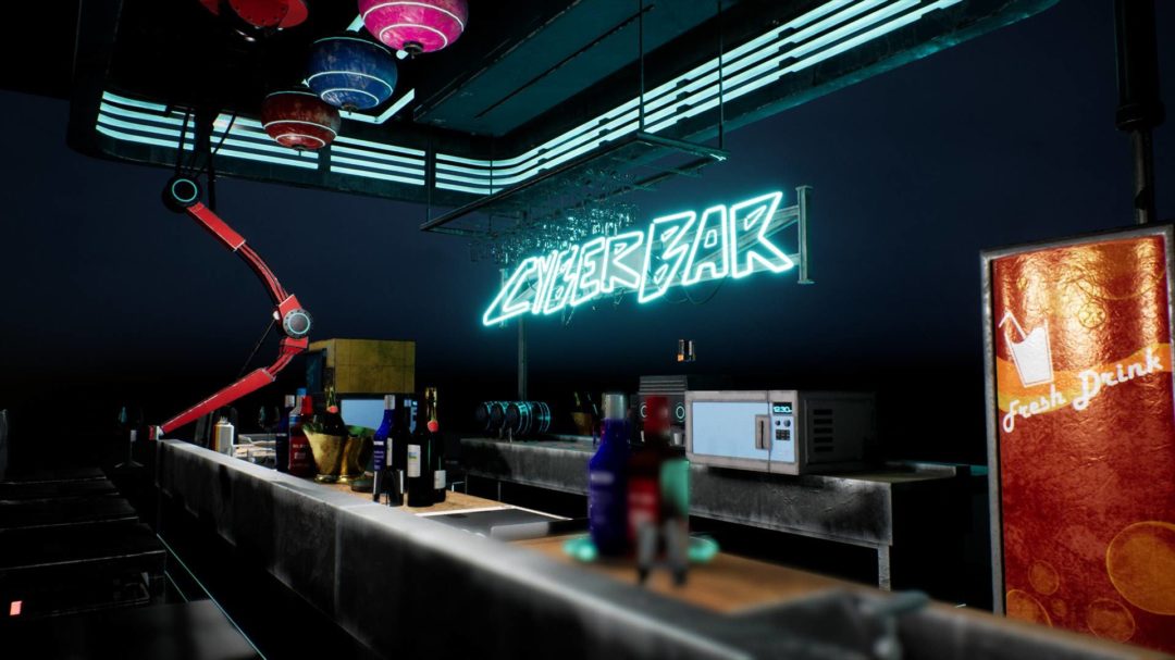 UE素材 未来科幻赛博朋克酒吧内部场景3D模型 Unreal Engine – CyberPunk / Sci-Fi Bar Asset Pack 样机素材 第6张