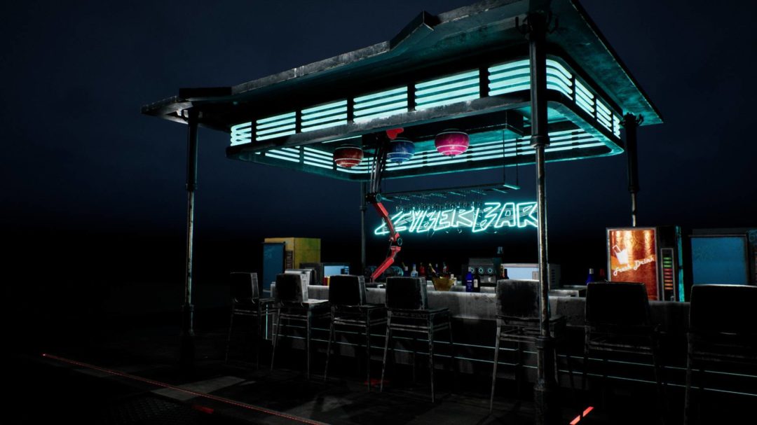 UE素材 未来科幻赛博朋克酒吧内部场景3D模型 Unreal Engine – CyberPunk / Sci-Fi Bar Asset Pack 样机素材 第15张