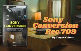 Tropic Colour 5个索尼S-LOG3转换模拟Rec 709色彩LUT预设包 Sony S-LOG3 Conversion LUTS & LOOKS