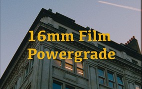 达芬奇Super16mm胶片模拟日光灯光光晕肤色晕影节点树 Keys Film Powergrade+Lut