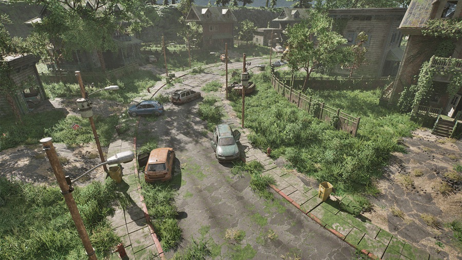 UE素材 世界末日废弃城市街头房屋汽车3D模型 Unreal Engine – Post Apocalyptic District 样机素材 第1张