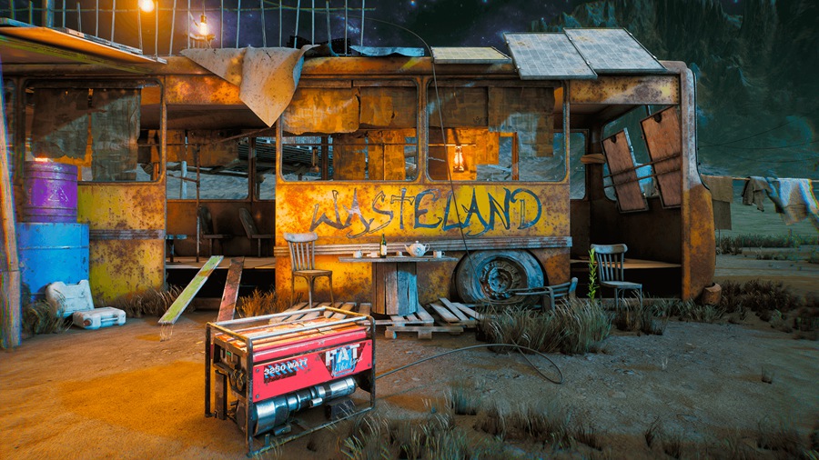 UE素材 狂野废弃荒漠西部补给站房屋3D模型 Unreal Engine – Wasteland 样机素材 第9张