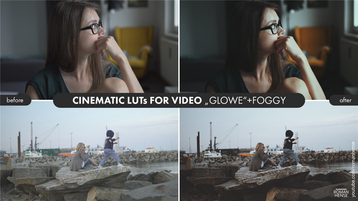 Roman Hense 精美胶片质感电影感旅拍vlog视频LUT调色预设 LUTs PACK GLOWE 插件预设 第6张