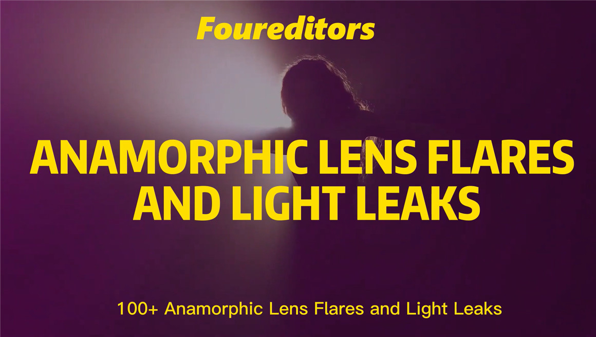 FOUR EDITORS 100个复古镜头烧伤损坏漏光散景辉光泄漏划痕叠加视频素材 Lens Flares and Light Leaks . 第4张