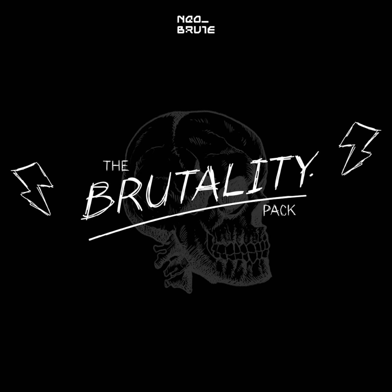 Studio Innate 潮流街头嘻哈暗黑创意手绘社交媒体T恤服饰PNG图标包 Brutality 图标素材 第6张