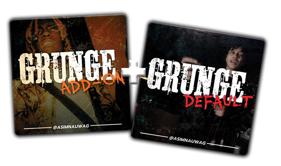 嘻哈说唱美学镜头失真粗糙效果发光摇晃迷幻爆炸MV效果AE预设 ULTIMATE GRUNGE FX BUNDLE 插件预设 第1张