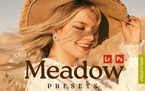 优雅暖色调婚礼电影户外摄影照片调色lightroom预设 Meadow Lightroom Presets