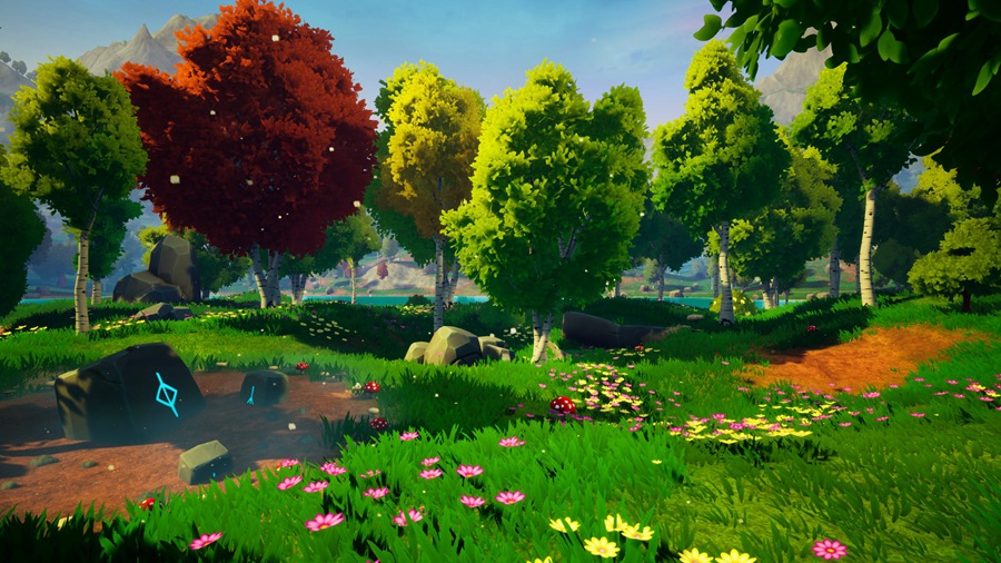 UE素材 风格化多边形游戏场景树叶树木河流山地3D模型 Unreal Engine – Dreamscape Nature : Meadows – Stylized Open World Environment 样机素材 第5张