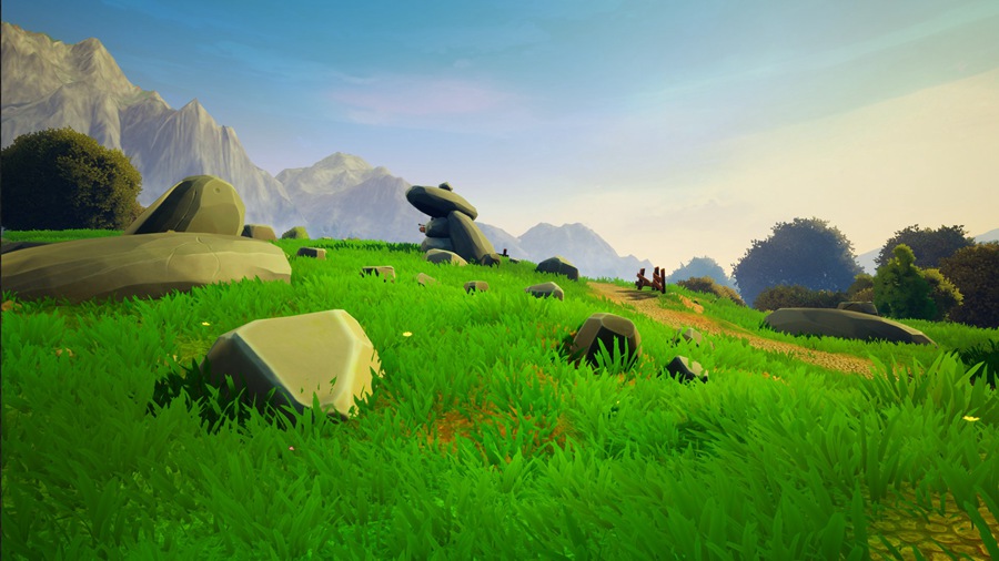 UE素材 风格化多边形游戏场景树叶树木河流山地3D模型 Unreal Engine – Dreamscape Nature : Meadows – Stylized Open World Environment 样机素材 第17张