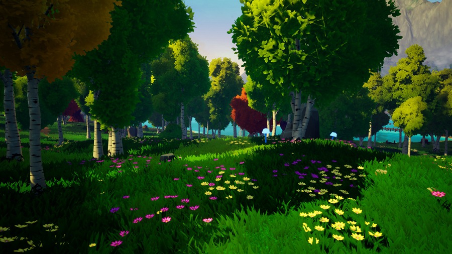 UE素材 风格化多边形游戏场景树叶树木河流山地3D模型 Unreal Engine – Dreamscape Nature : Meadows – Stylized Open World Environment 样机素材 第11张