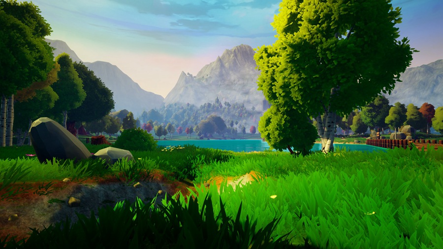 UE素材 风格化多边形游戏场景树叶树木河流山地3D模型 Unreal Engine – Dreamscape Nature : Meadows – Stylized Open World Environment 样机素材 第2张