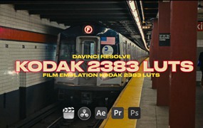 复古柯达2383电影美学胶片模拟色彩摄影调色LUT预设包 Kodak 2383 Lut
