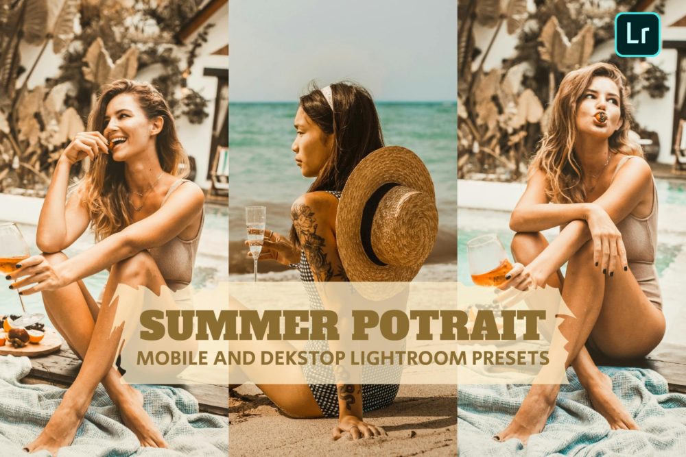 夏天旅行生活博主摄影照片调色Lightroom预设包 Summer Potrait Lightroom Presets Dekstop Mobile 插件预设 第1张