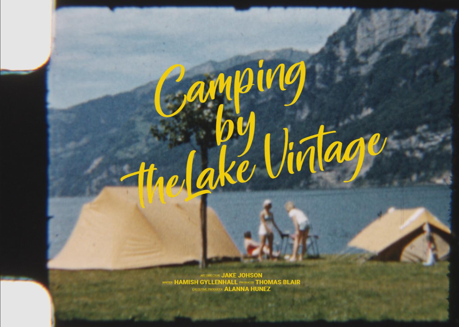 Artlist 11个复古8mm胶片光晕感家庭湖边露营实拍视频素材 Camping by the Lake Vintage , 第1张