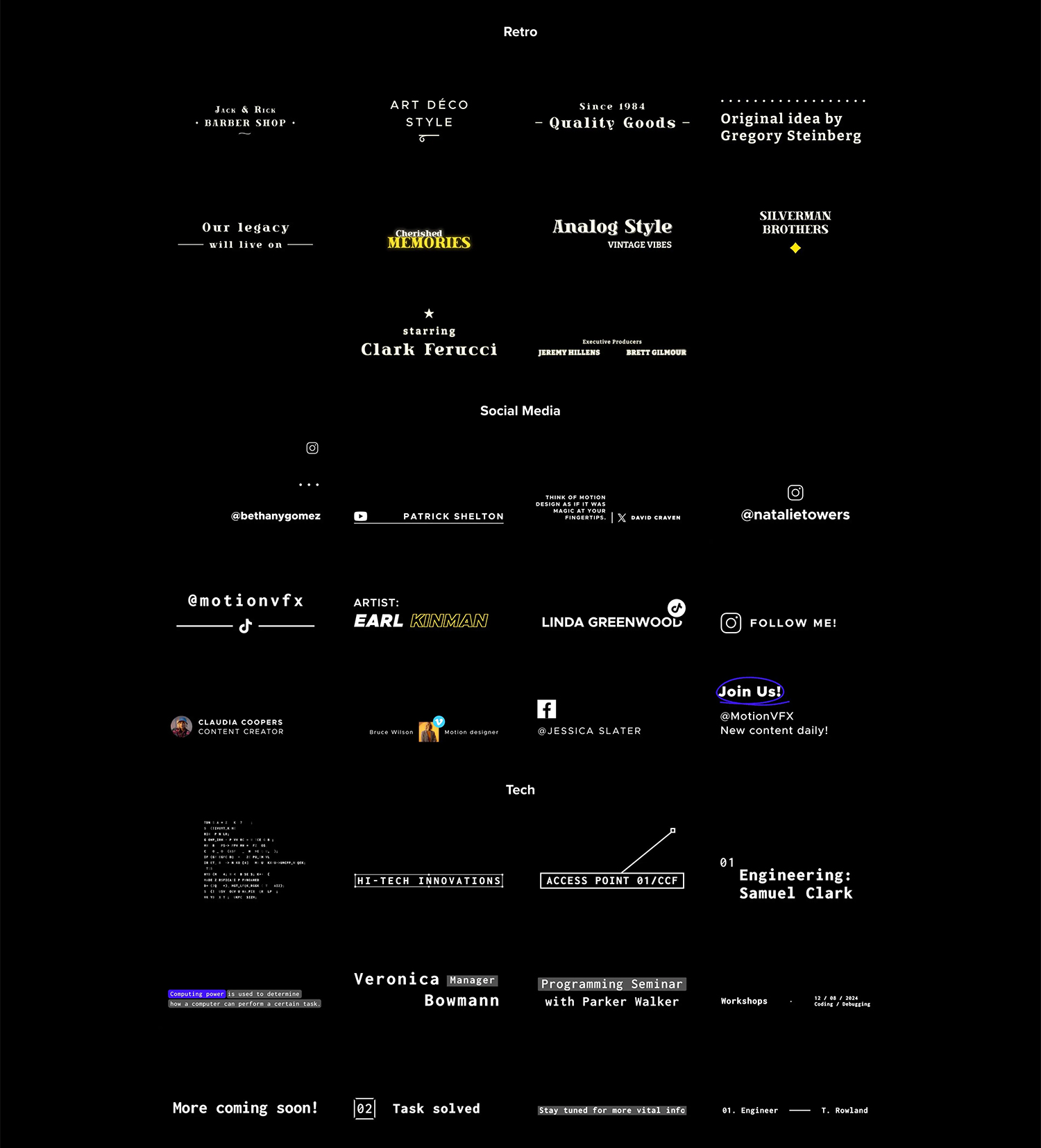 MotionVFX – mLowers Universal 71种多样化史诗现代故障复古氛围动态文字标题动画效果FCPX插件 , 第13张