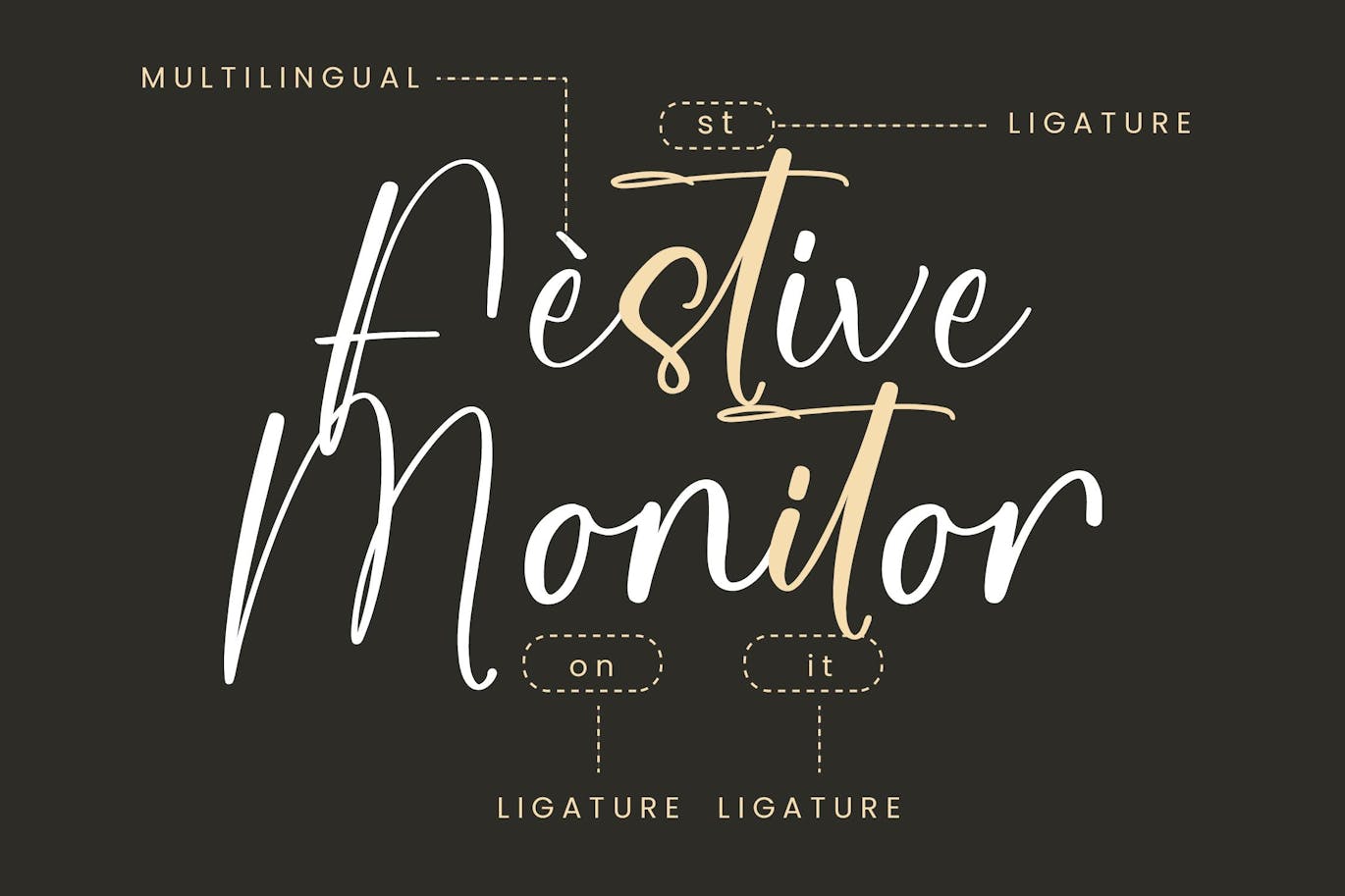 优雅品牌海报徽标设计手写英文字体安装包 Vintage Hosters Simple Handwritten Font , 第6张