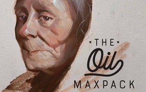 94款超级丙烯酸油画数字艺术绘画效果procreate笔刷画笔设计素材 The Oil MaxPack – Brushes for Procreate