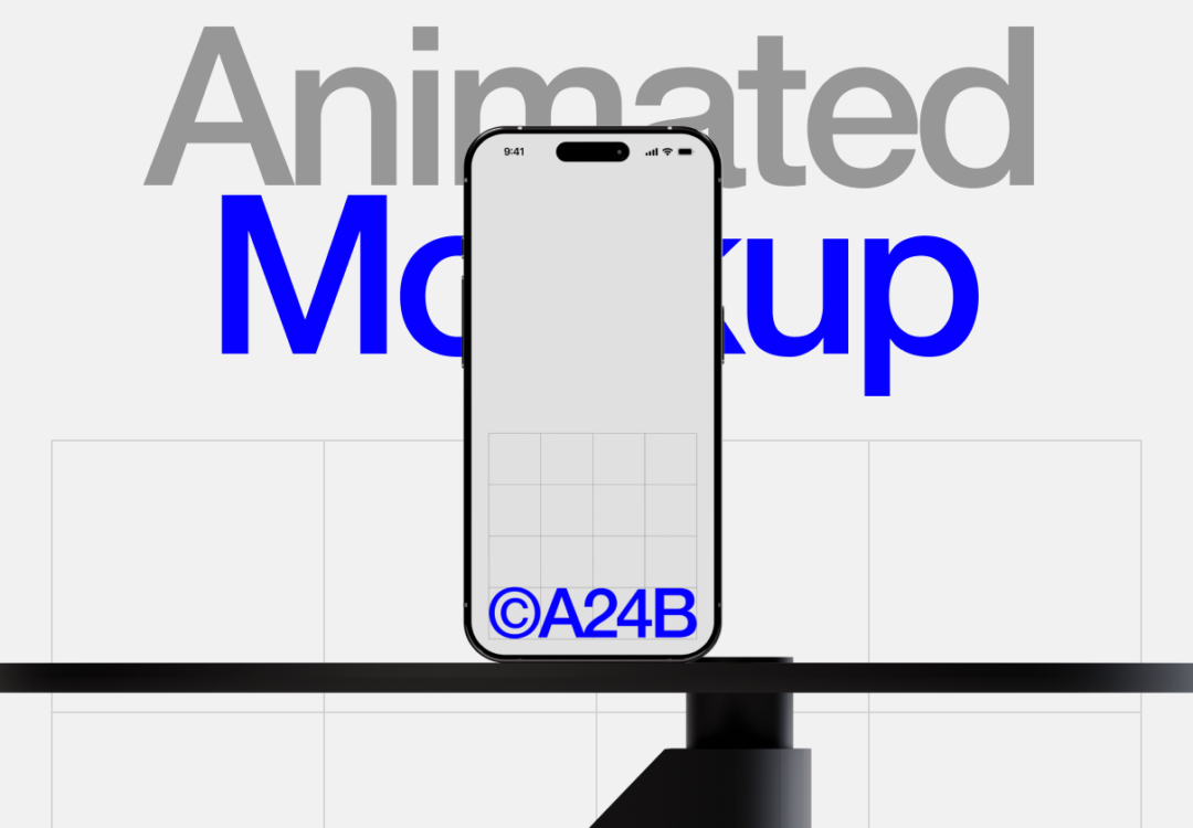 AE模板 专业5k高清iphone 15 pro动态演示样机模板素材 Animated iPhone 15 Pro Mockup 02 , 第1张