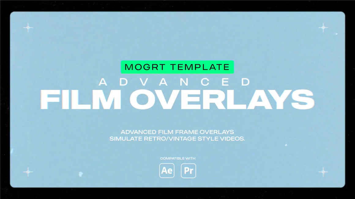 AE+PR预设：4K复古柯达胶片电影帧边框遮罩预设 Advanced Film Overlays | 4K + 1080P 插件预设 第16张