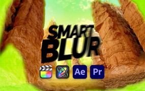 FCPX/AE/PR插件：逼真智能动作运动模糊变焦景深效果 Smart Blur