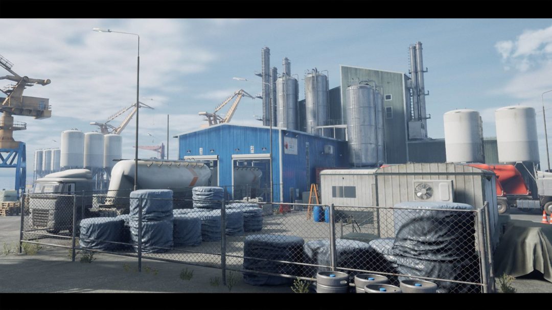 真实工业港口车辆船舶起重机场景UE模型素材 Unreal Engine – Port 样机素材 第2张