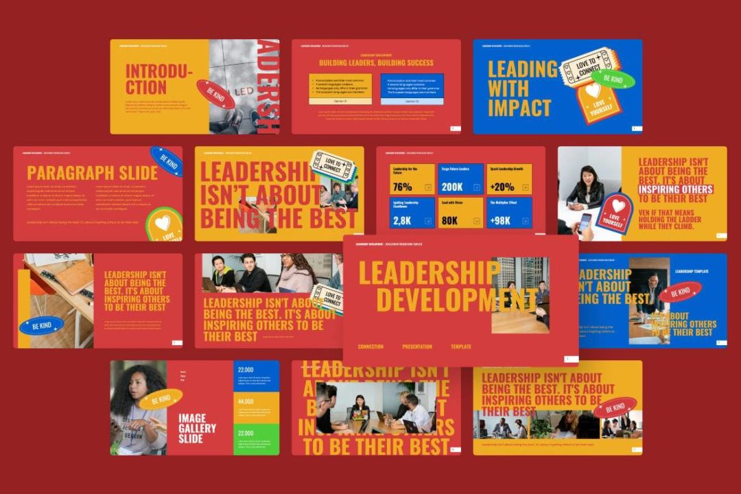 现代企业营销策划演示文稿设计ppt模版 Leadership Development PowerPoint 幻灯图表 第3张