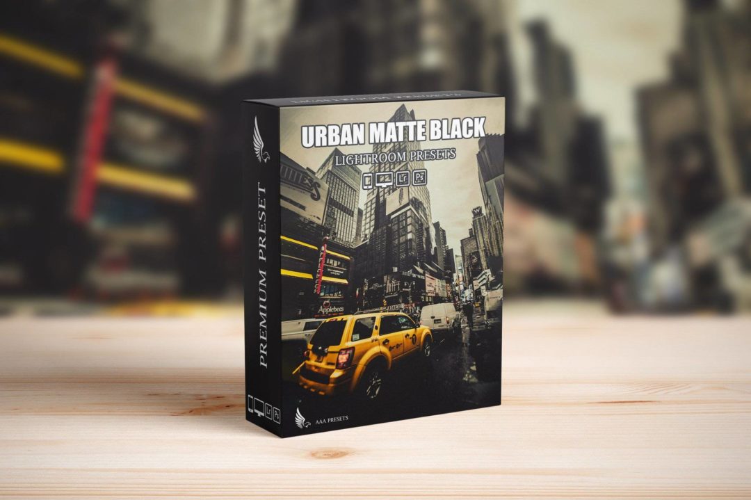 现代极简美学街头电影摄影照片调色Lightroom预设包 Urban Matte Black Lightroom Presets , 第1张