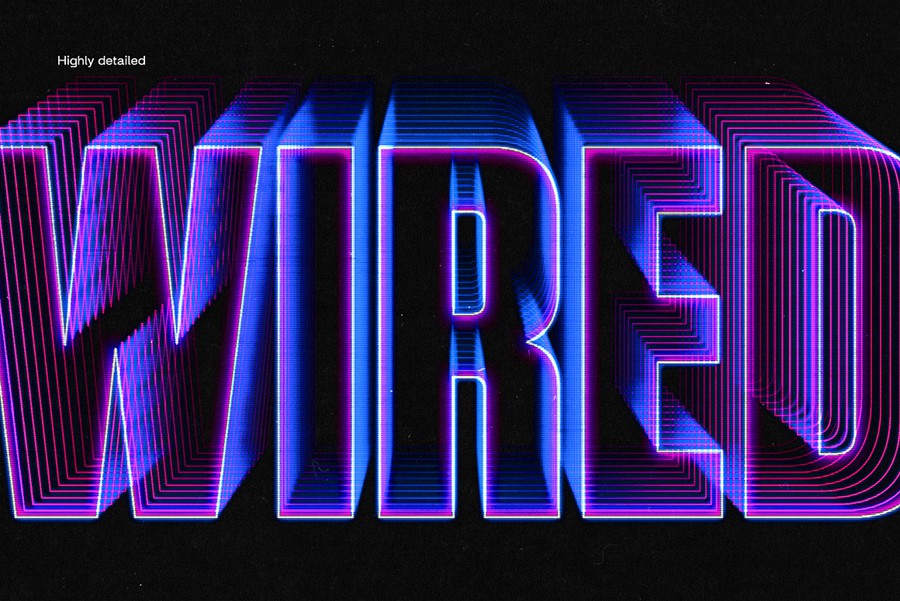 Wired Text Distortion 插件预设 第4张