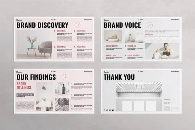 现代简约品牌营销策划提案简报设计ppt模版 Brand Strategy PowerPoint Presentation Template , 第5张