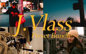 情绪化复古电影美学胶片模拟街拍照片调色Lightroom预设包 J.Vlass – Preset Bundle