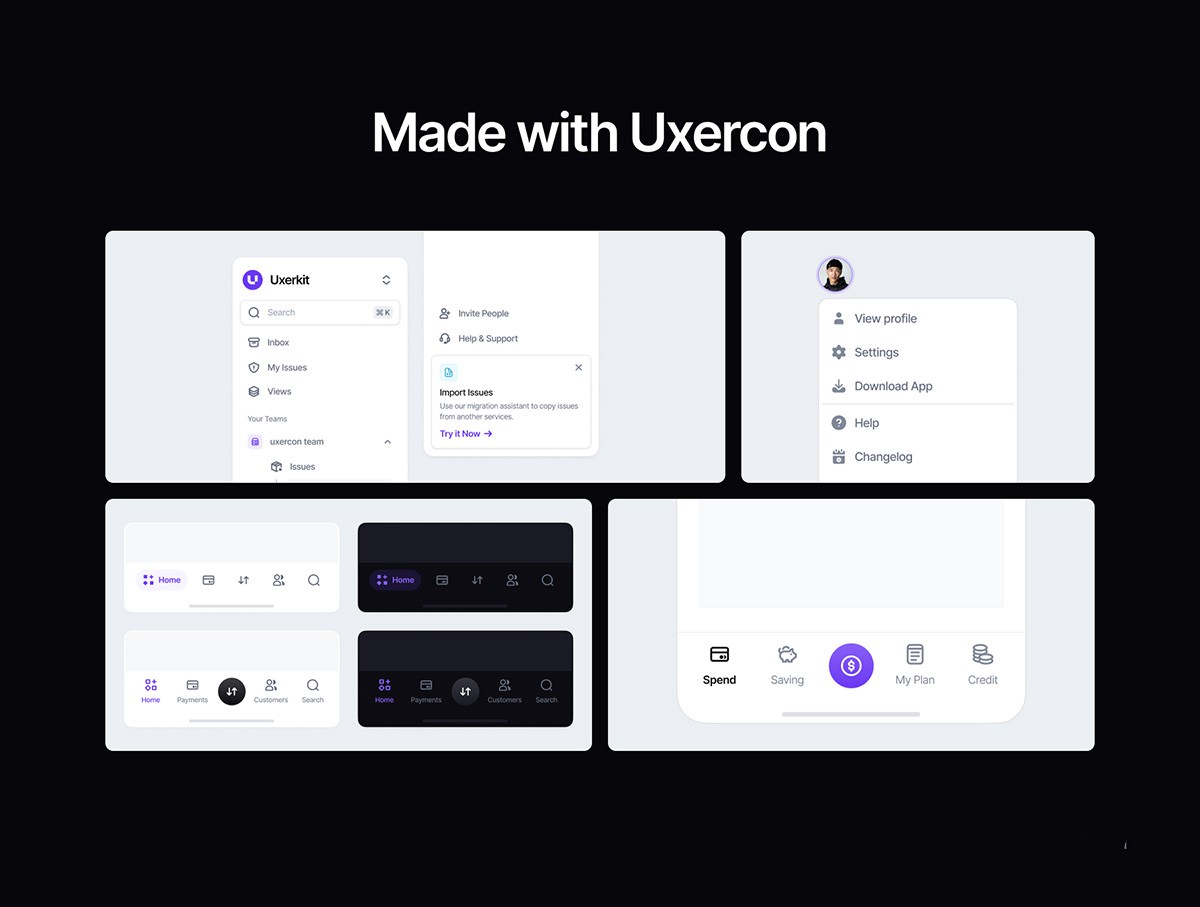 3000+款单色网站app界面设计矢量线条图标icons设计素材包 3000+ Solid Icon Styles | Uxercon Icon Library v2.0 图标素材 第7张