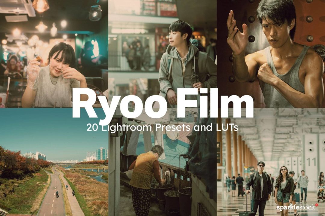 20组复古怀旧美学电影摄影照片调色Lightroom&LUTs预设 20 Ryoo Film Lightroom Presets and LUTs 插件预设 第1张